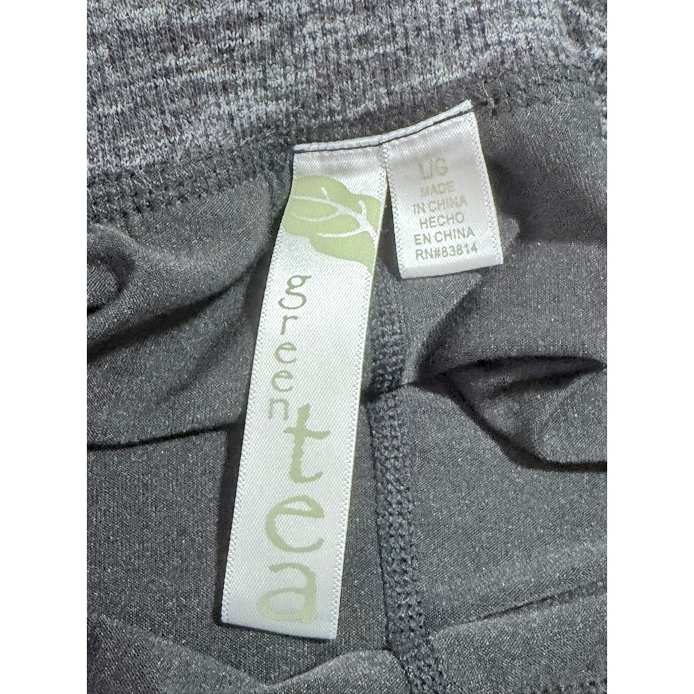 Green Tea Skort Women's Large Charcoal Space Dye Zipper Pockets Active Wear - Picture 4 of 5
